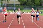 Girls Under-13s 100 metres, 2023 North Eastern Track and Field Champs., Middlesbrough Sports Village, Middlesbrough. Photo: David T. Hewitson/Sports for All Pics